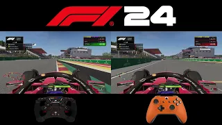 F1 24: Controller vs Wheel