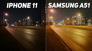 SAMSUNG A51 против АЙФОНА 11. СРАВНЕНИЕ ФОТО!