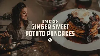 Sammy Moniz in the kitchen | Ginger Sweet Potato Pancakes