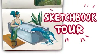 SKETCHBOOK TOUR 2020-2021 | обзор скетчбука