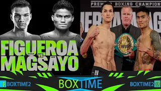 FALLA EL PESO MARK MAGSAYO VS BRANDÓN FIGUEROA MAÑANA POR INTERINO CMB LOGRA EL PESO DESPUES