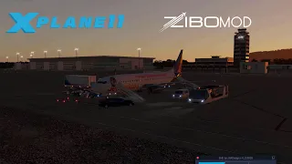 X-Plane 11 Zibo 737 jet2 Dalaman To Edinburgh