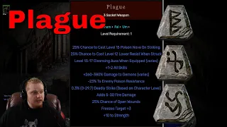 D2R New Rune Words - Plague (Cham Fal Um) Ladder Only (Speculation)