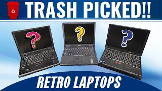 Trash Picked RETRO Laptops - Lucky Finds or Complete Junk??