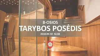 Alytaus miesto savivaldybės 8 tarybos 48 posėdis. 2018-09-18. Tiesioginis srautas