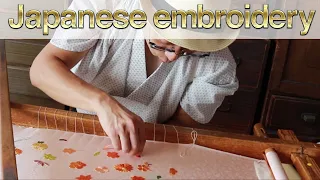 Experience Japanese embroidery in kyoto