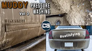 Super Muddy Pressure Washing Compilation Vol 3! | Satisfying Car Detailing Power Washing