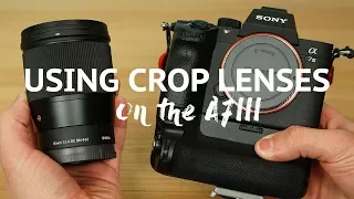 Does a crop lens work on a Sony Full Frame camera?