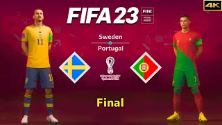 FIFA 23 - SWEDEN vs. PORTUGAL - FIFA World Cup Final - Ibrahimović vs. Ronaldo - PS5™ [4K]