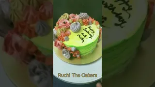 #birthday cake#cake#new design#anniversary cake#pineapple cake#simple design#for beginners #flowers