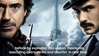 Sherlock Holmes (2009)- Explanation boxing match fight scene with subtitle HD