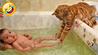 When a silly Cat becomes your best friend😍The funniest animals and pets 😹🐶Part 15