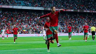 جميع هاتريكات كريستيانو رونالدو مع المنتخب البرتغال ○ تعليق عربي