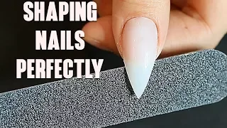 HOW I SHAPE MY NAILS | Fake Nails 101