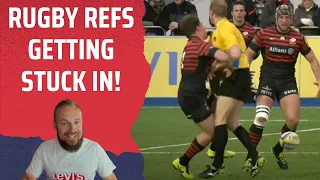 Rob Reacts to... Rugby Referees Get Stuck In! | Tries, Tackles and Skills