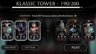 Klassic Tower Boss Fight 170 & 190 + Reward. MK Mobile.