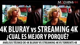 4k Blu Ray Vs 4k Streaming ¿Cual Es Mejor Y Porque? | Analisis 4k Bluray Itunes Netflix Torrents Etc