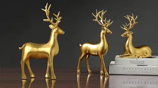 Deer showpieces making at home || Gift item showpiece making || Room decor.