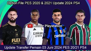 Update Transfer Pemain 03 Juni 2024 PES 2021 PS4