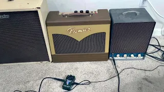 old tube amp test with Ronnie and Adam -  raw footage