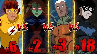 Who's the Most Powerful Hero in Young Justice? | Ranking All 42 Heroes From Weakest to Strongest!