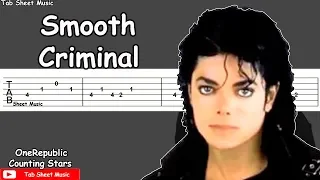 Michael Jackson - Smooth Criminal Guitar Tutorial