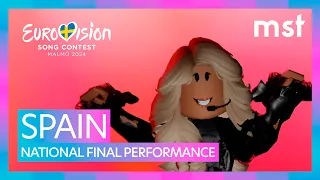 Nebulossa - Zorra (LIVE on ROBLOX) | Spain 🇪🇸 | National Final Performance | Eurovision 2024