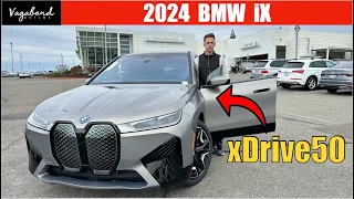 2024 BMW iX xdrive50. Walk around + full review