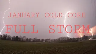 January 12 2023 Complete Cold core thunderstorm