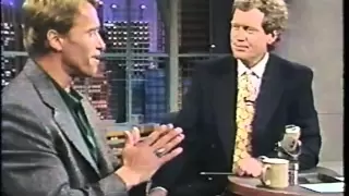 David Letterman with Arnold Schwarzenegger - 1991 - pt. 1 of 2