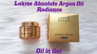 Lakme Absolute Argan Oil Radiance Oil in Gel | Review