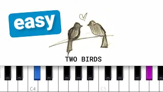 Regina Spektor - Two Birds EASY PIANO TUTORIAL