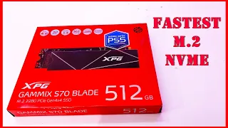 XPG GAMMIX S70 Blade M 2 NVME 512GB PCIe Gen4 2280 || XPG S70 Blade ||