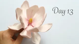 Magnolia | Day 13 | 30 Days of Sugar Flowers