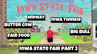 Iowa State Fair 2023 | Fair Foods | Midway Walkthrough | Pioneer Hall | Agricultural Building