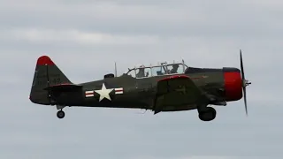 Harvard takeoff @Headcorn aerodrome