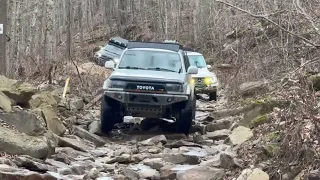 4Runners at Windrock Trail 26