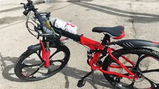 Велосипед складной на литых дисках