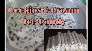 Injoy Cookies & Cream Ice Candy So Yummy....😋😋😋