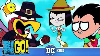 Teen Titans Go! | New Thanks Getting Traditions | @dckids
