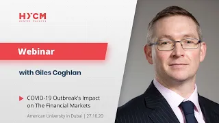 HYCM webinar on COVID-19 Outbreak's Impact on Markets at the American University Dubai 27/10/20