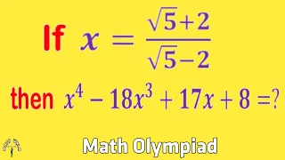 Math Olympiad. | Can you evaluate the polynomial? Fast and easy way |