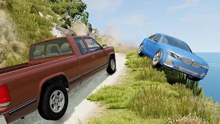 Cliff Drop Crashes #6 BeamNG Drive