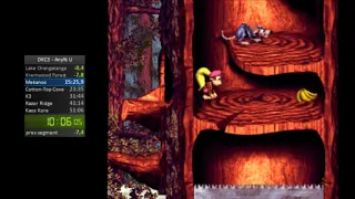 DKC3 Any% U speedrun in 50:59 [PB]