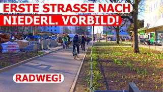 Die erste Straße in Hamburg nach niederländischem Vorbild