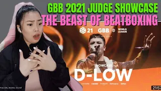 D-low 🇬🇧 | GRAND BEATBOX BATTLE 2021: WORLD LEAGUE | JUDGE SHOWCASE Reaction video