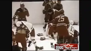 1974 CSKA (Moscow, USSR) - Verdun Maple Leafs (Canada) 9-2 friendly hockey match