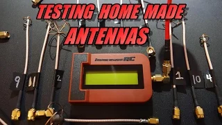 Testing Home Made 5.8ghz Antennas