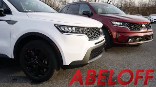 Abeloff Comparisons | 2021 Kia Sorento S vs 2021 Kia Sorento EX