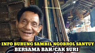 INFO HARGA BURUNG SAMBIL NGOBROL SANTUY BERSAMA MBAH SURI DI PASAR BURUNG PRAMUKA HARI INI